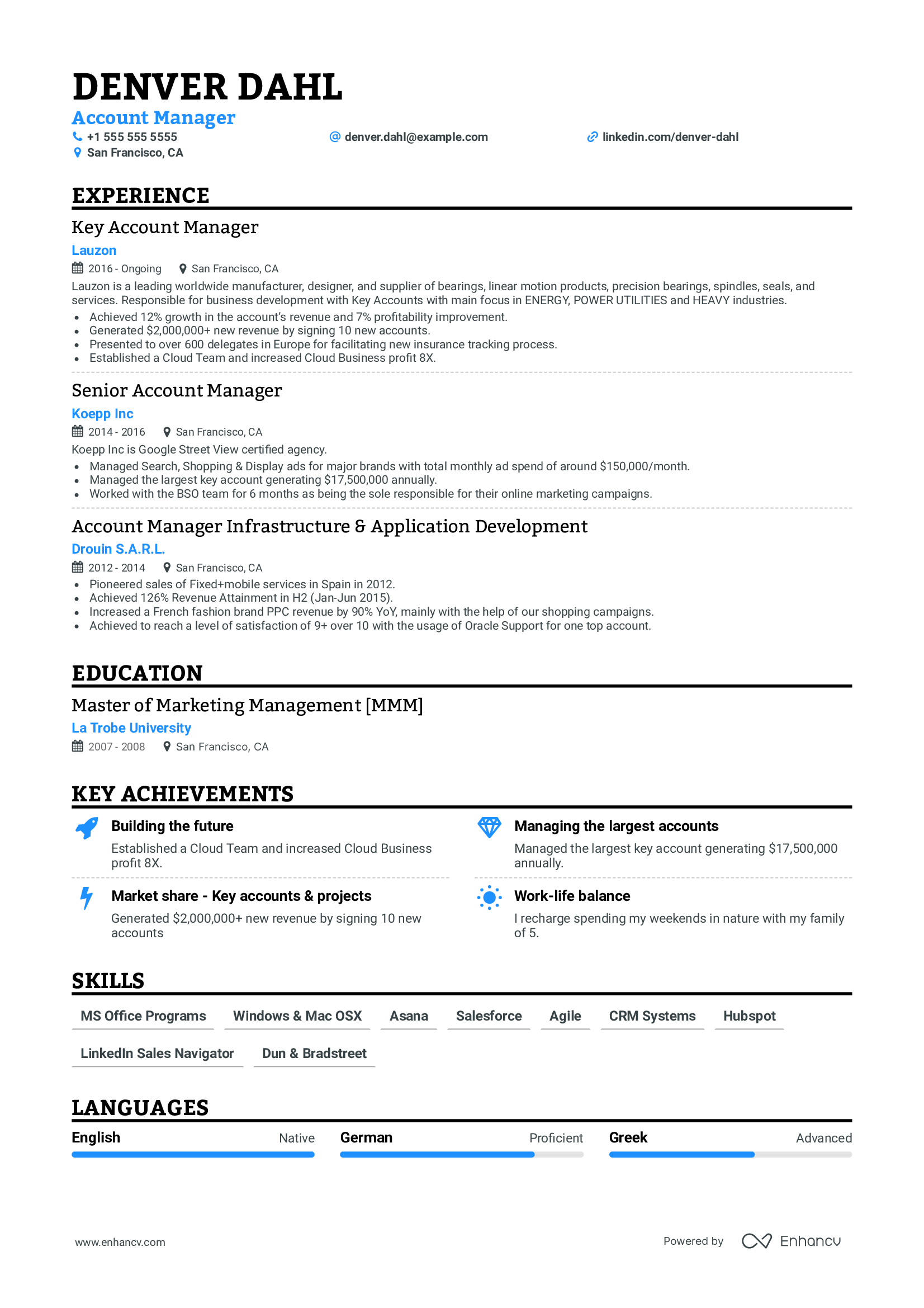 Executive CV