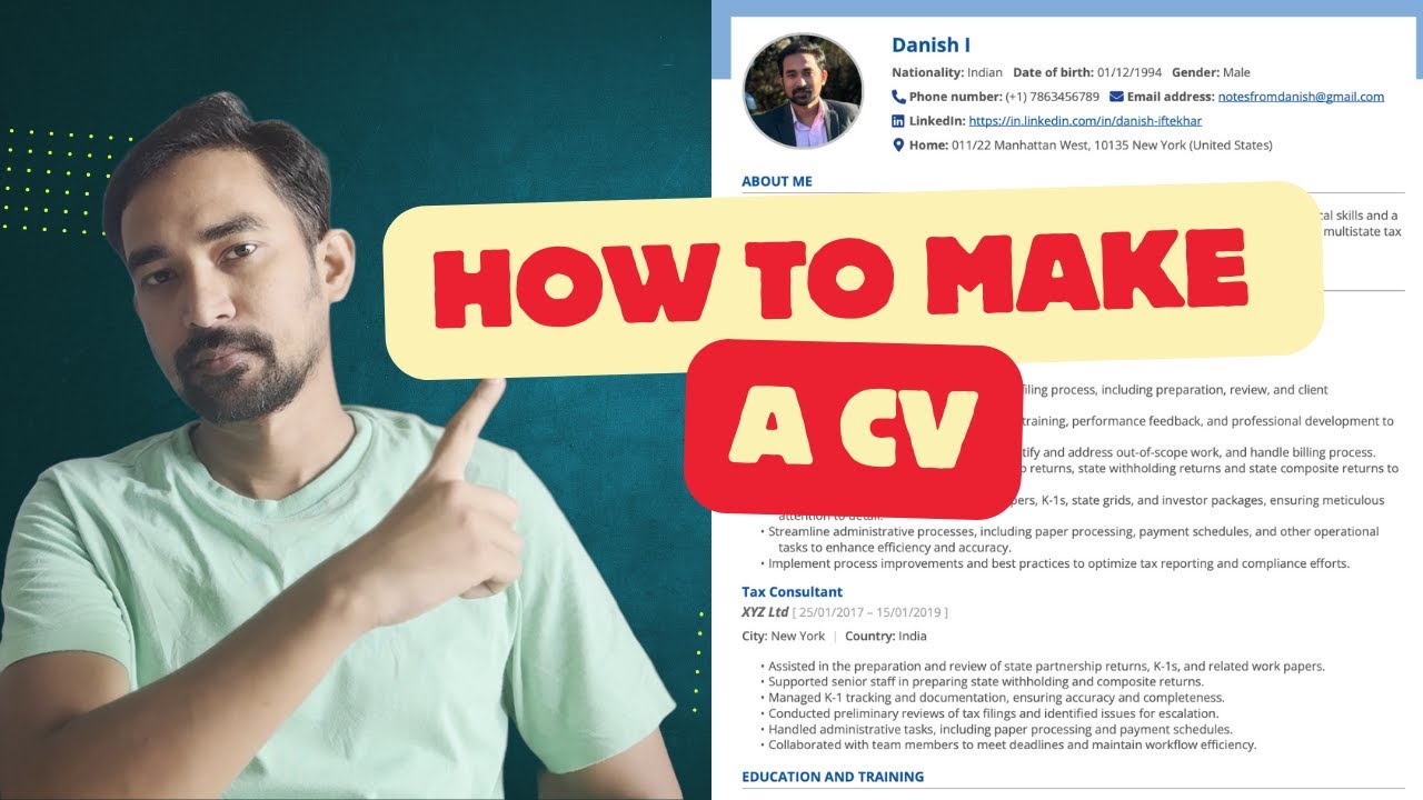 How to Create a Free CV Online with Euro Staffs Blog Image